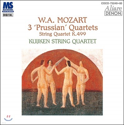 Kuijken String Quartet  Ʈ: 3 þ 4,  4 20 (Mozart: 3 Prussian Quartets, String Quartet K 499)
