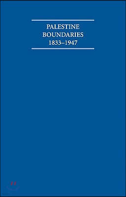 Palestine Boundaries 1833-1947 4 Volume Set Including Boxed Maps