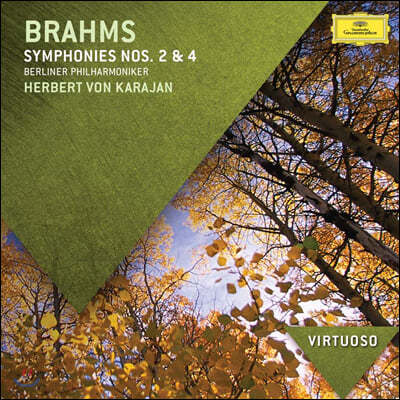 Herbert von Karajan :  2, 4 (Brahms: Symphony Op. 73, 98)