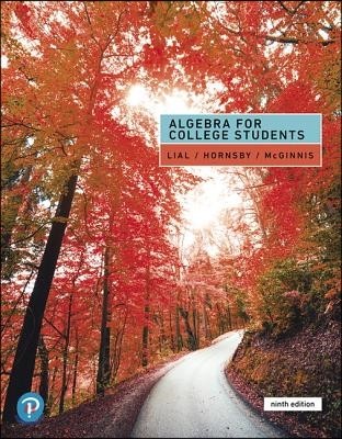 Algebra for College Students