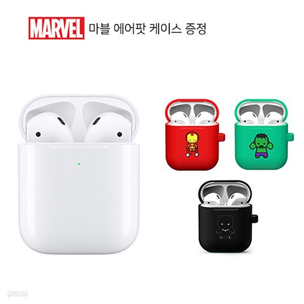 [Apple] 애플 정품 AirPods 에어팟 2세대 무선충전 &amp;마블케이스