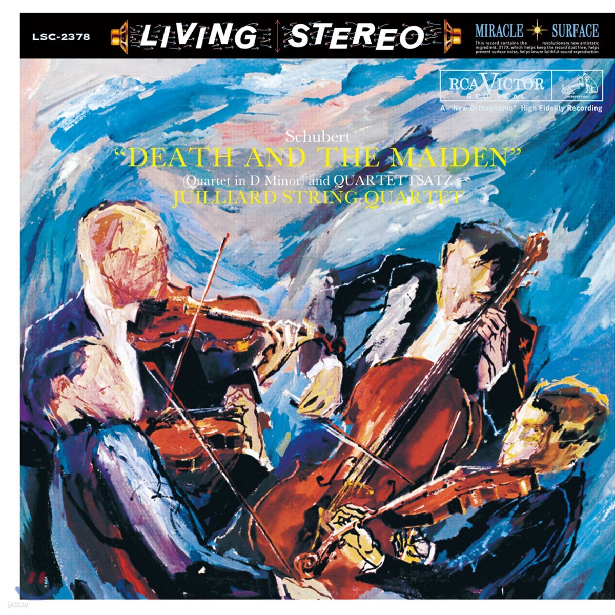 Juilliard String Quartet 슈베르트: 현악 4중주 12번, 14번 '죽음과 소녀' [LP]