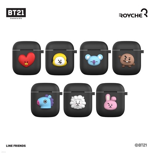 [Royche]BT21 에어팟케이스 블랙에디션 A-1