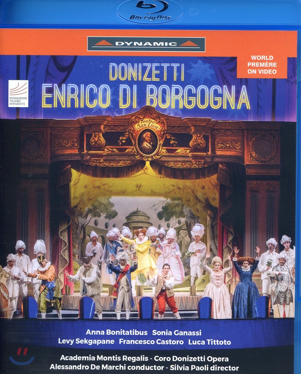 Alessandro De Marchi 도니제티: 오페라 &#39;보르고냐의 엔리코&#39; (Donizetti: Enrico di Borgogna)