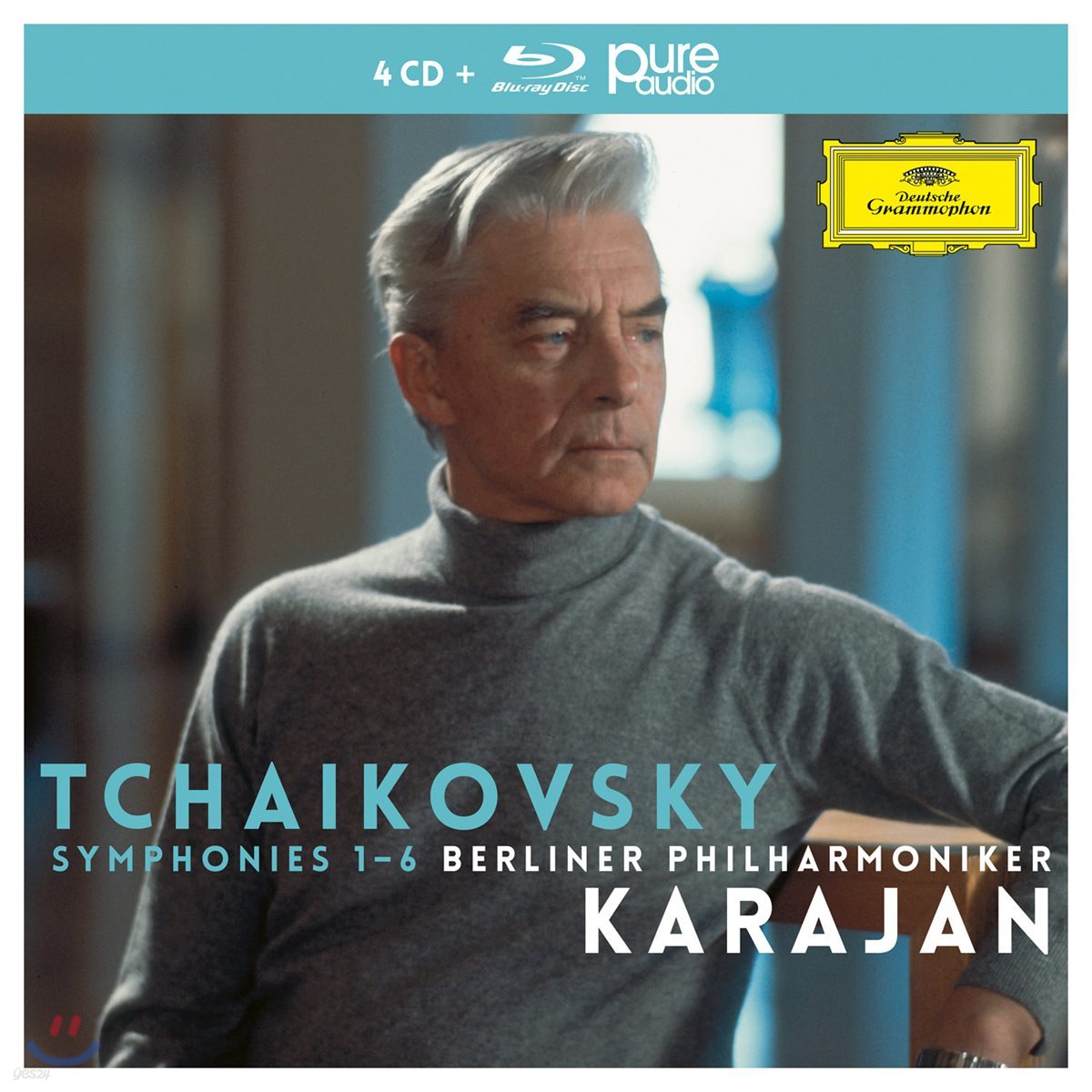 Herbert von Karajan 차이코프스키: 교향곡 전곡집, 1-6번 [4CD+BDA 박스 세트]