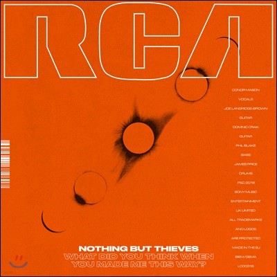 Nothing But Thieves (  꽺) - What Did You Think When You Made Me This Way? (EP) [Korea Special Edition]