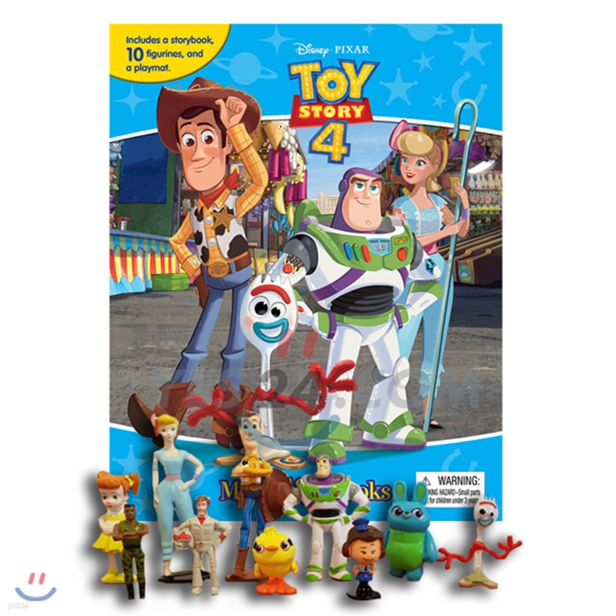 Disney Pixar Toy Story 4 My Busy Book 디즈니 픽사 토이스토리 4 비지북 피규어 책