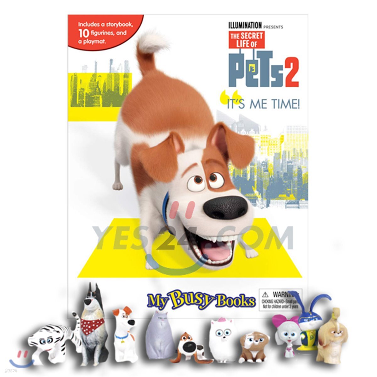 The Secret Life of Pets 2 My Busy Book 마이펫의 이중생활 2 비지북 피규어 책