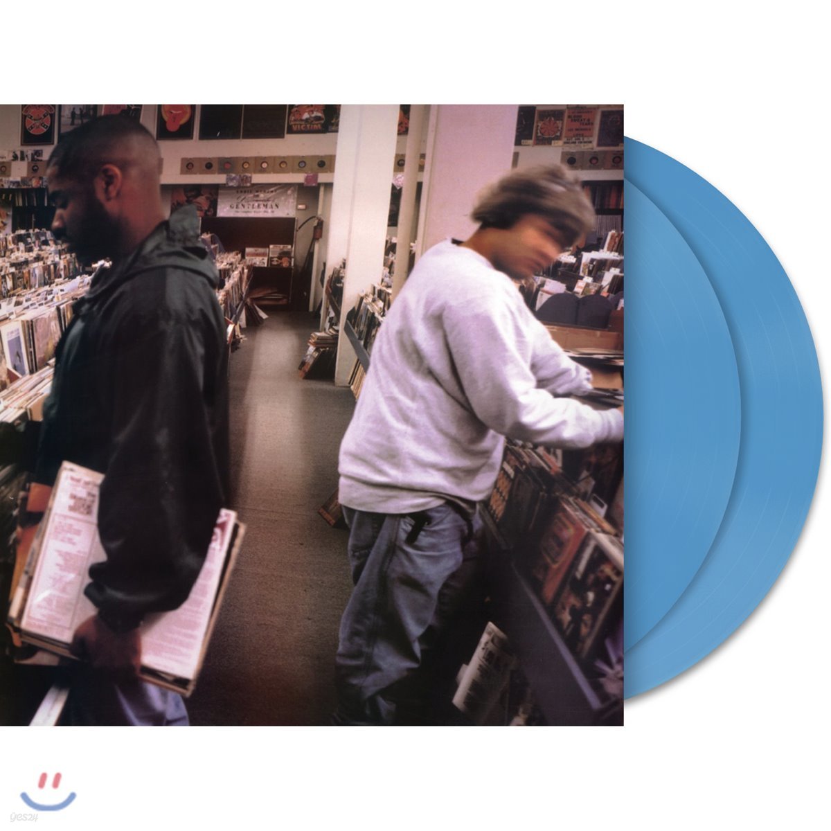 DJ Shadow (DJ 섀도우) - Endtroducing... 데뷔 앨범 [다크 블루 컬러 2LP]