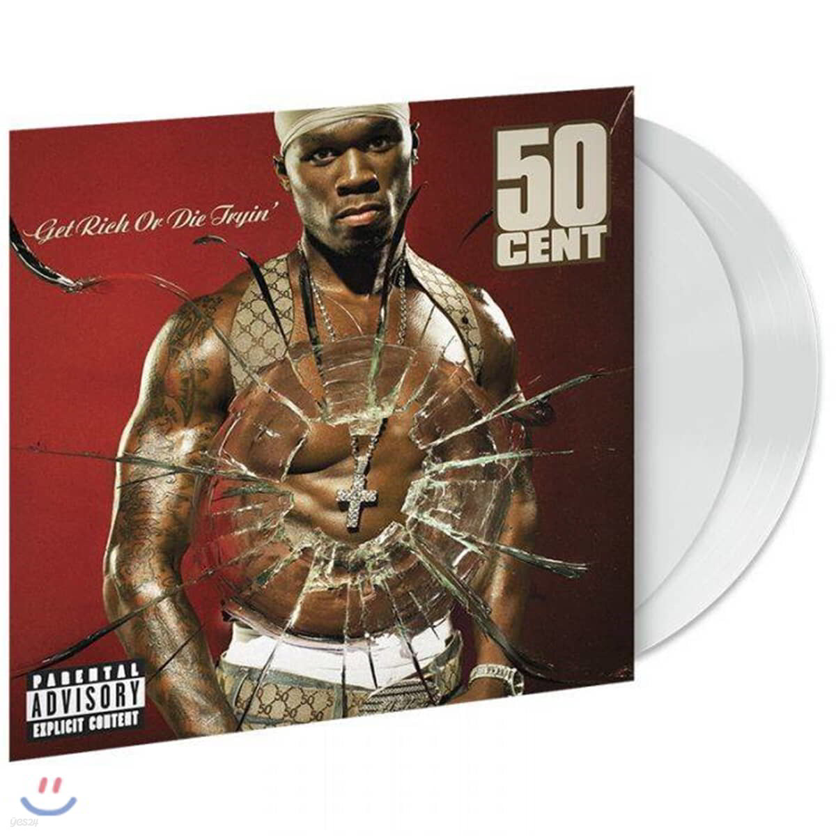 50 Cent (50 센트) - Get Rich Or Die Tryin&#39; 메이저 데뷔 앨범 [투명 컬러 2LP]