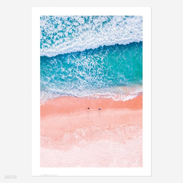 여름 바다 해변 풍경 포스터 vol.1_SB01(핑크 해변)
