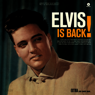 Elvis Presley - Elvis Is Back! (Remastered)(Limited Edition)(180g Audiophile Vinyl LP)(Free MP3 Download)