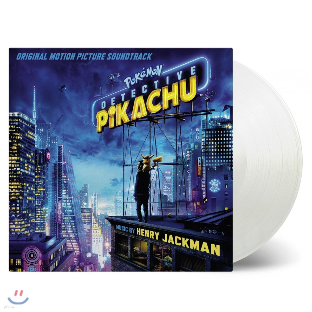 명탐정 피카츄 영화음악 (Pokemon Detective Pikachu OST by Henry Jackman) [화이트 컬러 LP]
