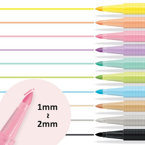 [알앤비]스테들러 트리플러스 362 C 파스텔 형광펜