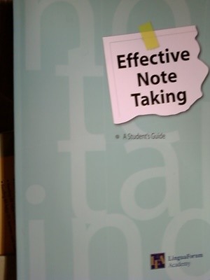 Effective Note Taking -A Student's Guide 