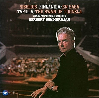 Herbert von Karajan — Herbert von Karajan 시벨리우스: 교향시 작품집 (Sibelius: Finlandia, En Saga, Tapiola, The Swan of Tuonela) 앨범 커버