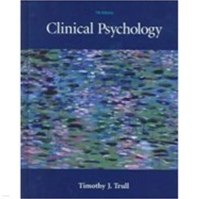 Clinical Psychology With Infotrac (Hardcover, 7th)