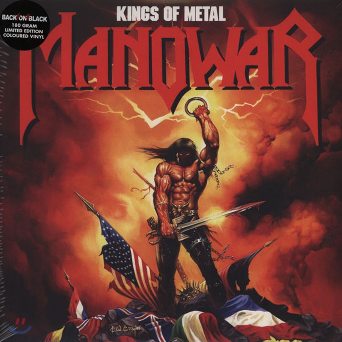Manowar - Kings Of Metal [오렌지 컬러 2 LP]