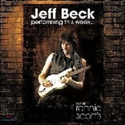 Jeff Beck — Live At Ronnie Scotts 앨범 커버