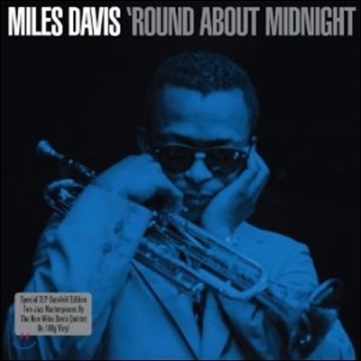 Red Garland,John Coltrane,Miles Davis,Paul Chambers,Philly Joe Jones — Miles Davis (마일즈 데이비스) - Round About Midnight / The New Miles Davis Quintet 앨범 커버