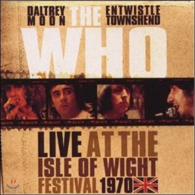 The Who — Live At The Isle Of Wight 앨범 커버