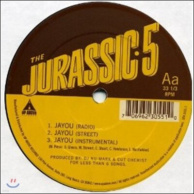 Jurassic-5 — Jayou 앨범 커버