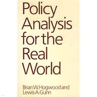 Policy Analysis for the Real World