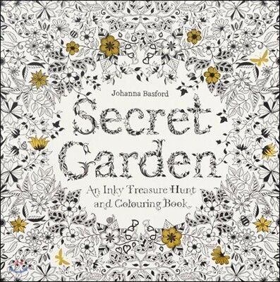 Secret Garden: An Inky Treasure Hunt and Coloring Book for Adults