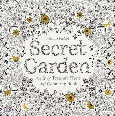 Secret Garden: An Inky Treasure Hunt and Coloring Book for Adults