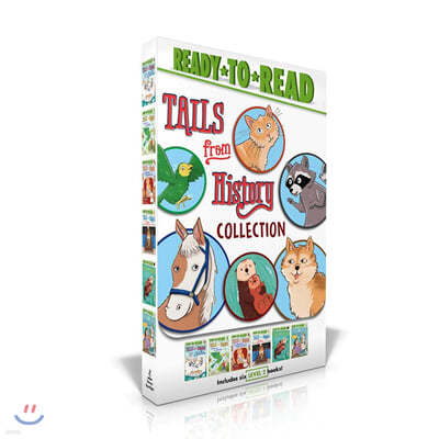 Tails from History Collection (Boxed Set): A Raccoon at the White House; A Parrot in the Painting; A Puppy for Helen Keller; The Cat Who Ruled the Tow