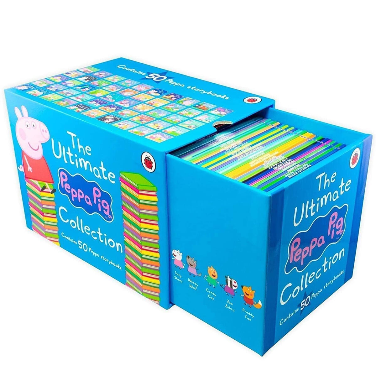 페파피그 원서 그림책 페이퍼백 50종 박스 세트 (블루) The Ultimate Peppa Pig Collection : 50 Book Box Set