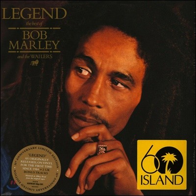 Bob Marley, The Wailers — Legend 밥 말리 베스트 앨범 앨범 커버