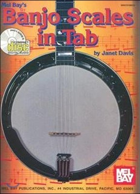 Mel Bay Banjo Scales in Tab Book & CD Set