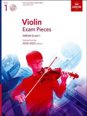 Violin Exam Pieces 2020-2023, ABRSM Grade 1, Score, Part & CD