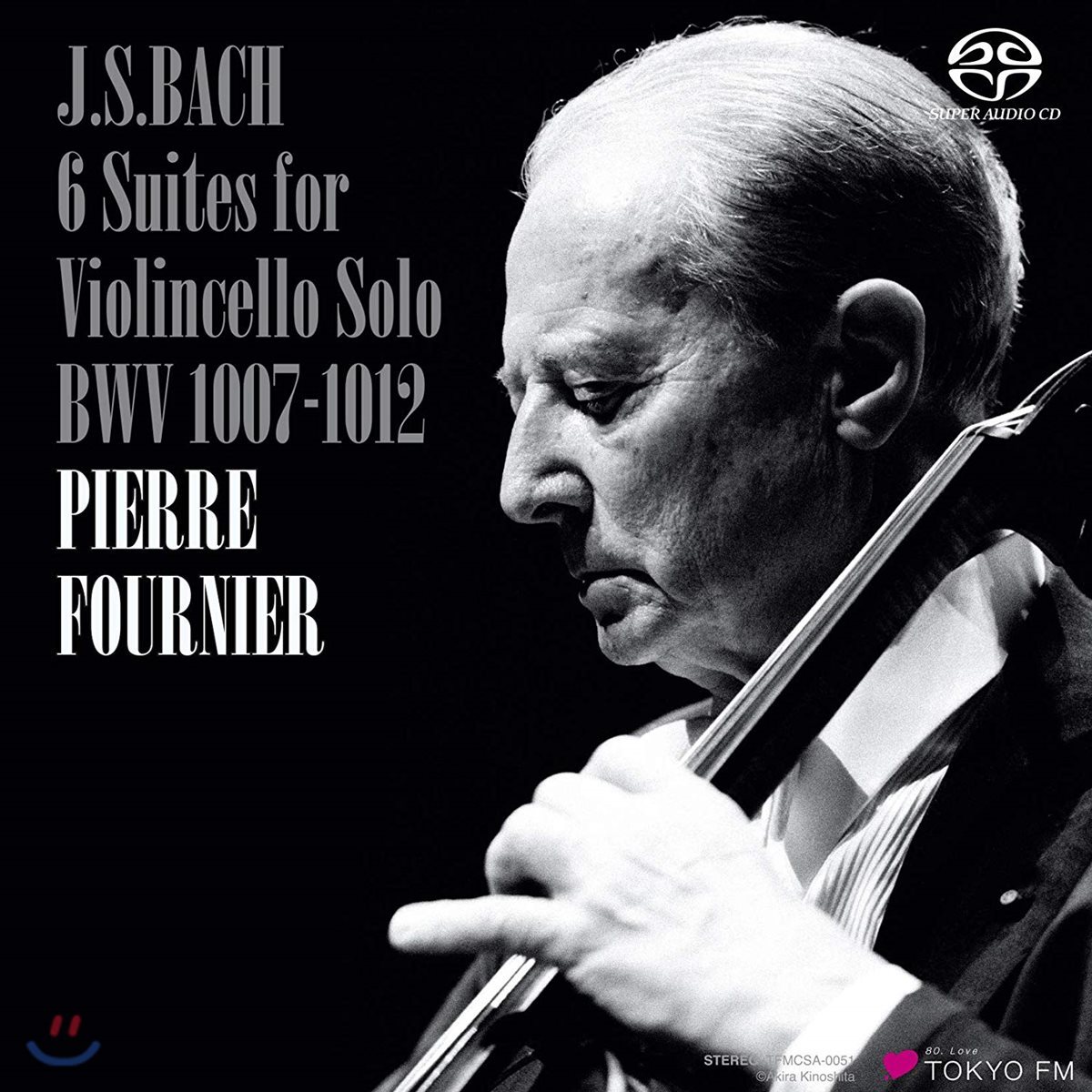 Pierre Fournier 바흐: 무반주 첼로 모음곡 전곡집 - 피에르 푸르니에 [SACD]