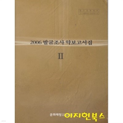 2006 발굴조사 약보고서집 2