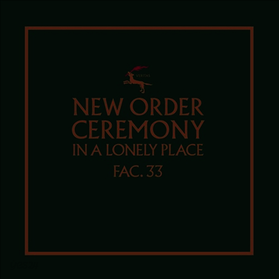 New Order - Ceremony (Version 1) (Ltd. Ed)(Remastered)(12" Single Vinyl)(LP)