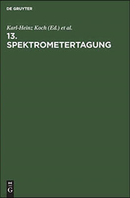 13. Spektrometertagung