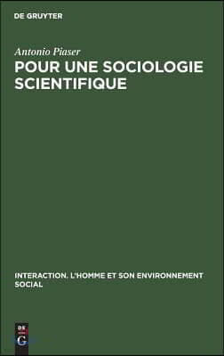 Pour une sociologie scientifique