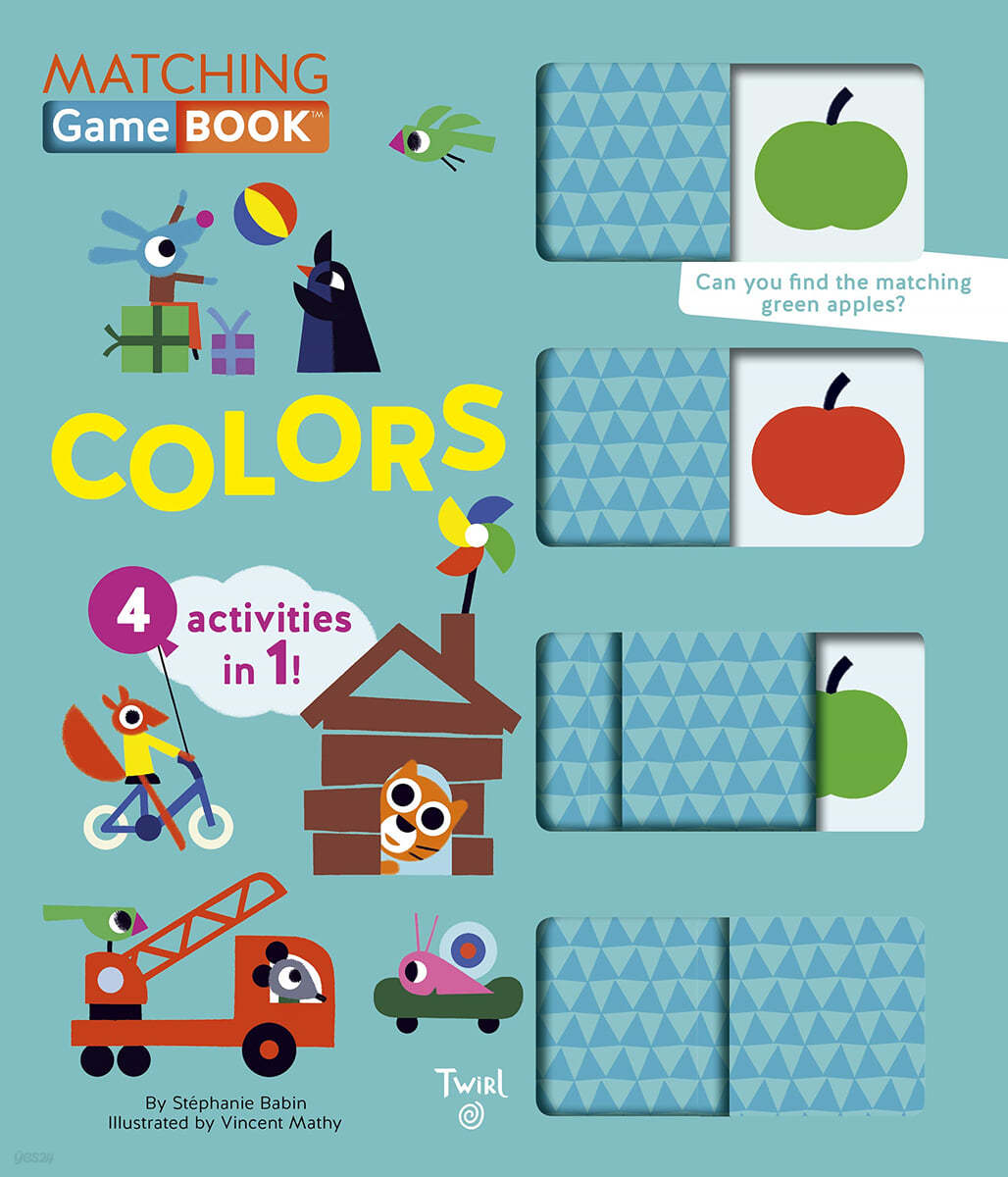 Matching Game Book - Colors