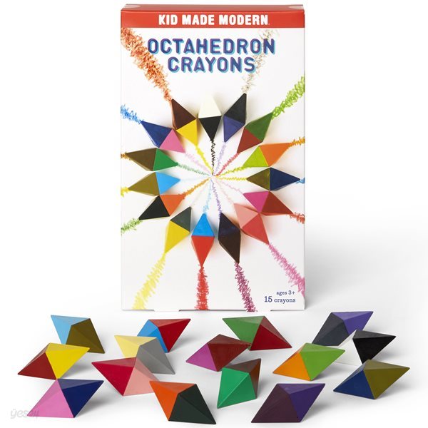 키드메이드모던 (KID MADE MODERN) 팔각크레용 Octahedron Crayons