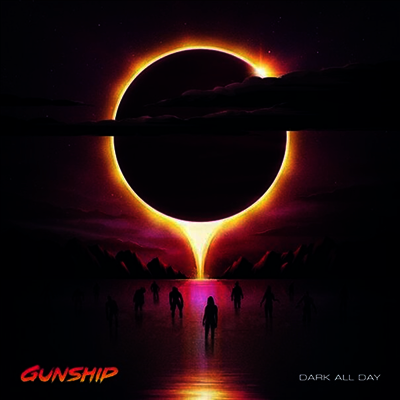 Gunship — Dark All Day (45 RPM) (MP3 Download)(Gatefold) 앨범 커버
