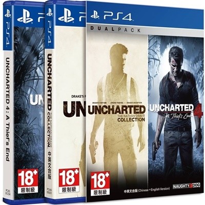 [PS4] UNCHARTED 1,2,3(THE NATHAN DRAKE COLLECTION)+UNCHARTED 4