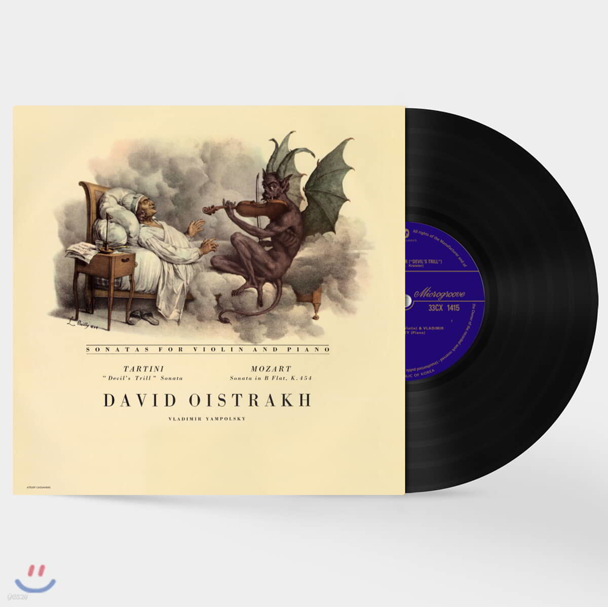David Oistrakh 타르티니: 악마의 트릴 / 모차르트: 바이올린 소나타 32번 - 다비드 오이스트라흐 [LP]