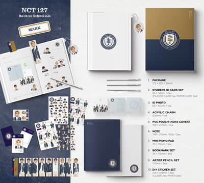 Ƽ 127 (NCT 127) - 2019 NCT 127 Back to School Kit [ũ]
