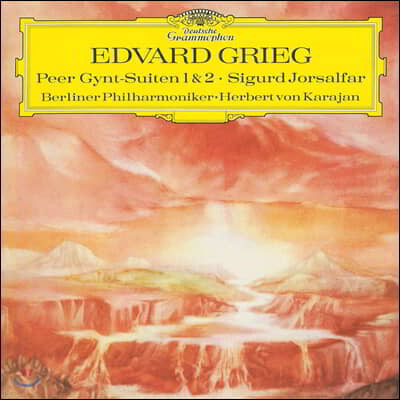 Herbert von Karajan — Herbert von Karajan 그리그: 페르귄트 모음곡 (Grieg: Peer Gynt Suite No. 1 & 2, Sigurd Jorsalfar) 앨범 커버