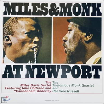 Miles Davis Sextet, Thelonious Monk Quartet — Miles & Monk At Newport 앨범 커버
