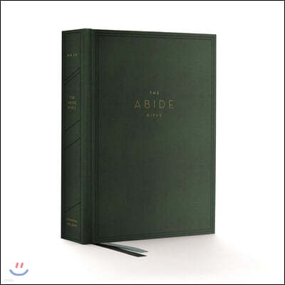 Nkjv, Abide Bible, Cloth Over Board, Green, Red Letter Edition, Comfort Print: Holy Bible, New King James Version