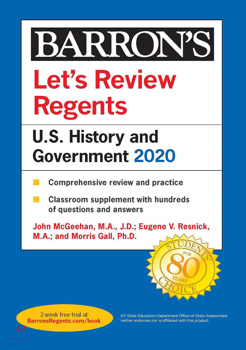 Let's Review Regents - U.s. History and Government 2020