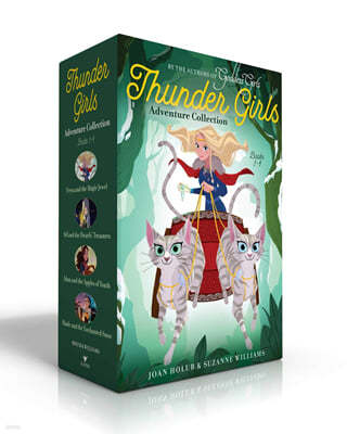 Thunder Girls Adventure Collection Books 1-4 (Boxed Set): Freya and the Magic Jewel; Sif and the Dwarfs' Treasures; Idun and the Apples of Youth; Skad